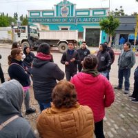 Municipales de Vista Alegre realizaron la tercera jornada del paro por tiempo indeterminado