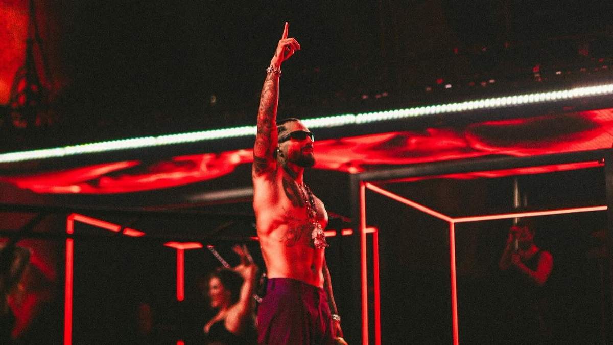 Maluma en uno de sus conciertos de su gira por Estados Unidos