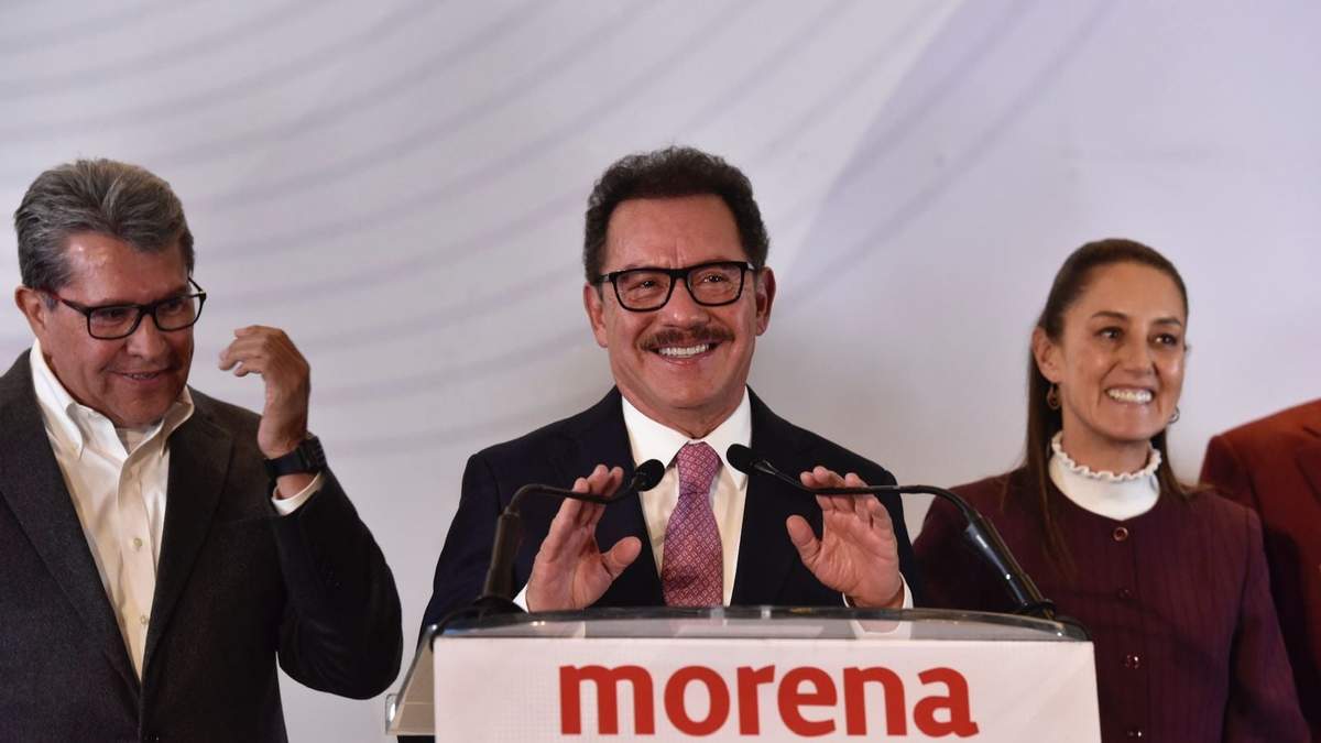 Ricardo Monreal, Ignacio Mier y Claudia Sheinbaum