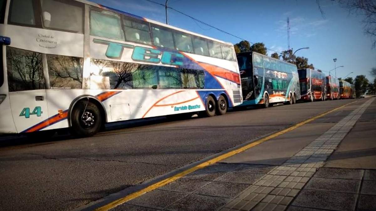 Protesta de colectivos. Fuente: (Twitter)