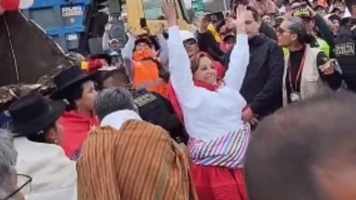 La presidenta de Perú, Dina Boluarte