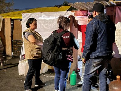 Gobierno de CDMX desaloja campamento de migrantes en la Gustavo A. Madero