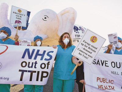 Hospitales ingleses... sin dinero, personal ni medicamentos
