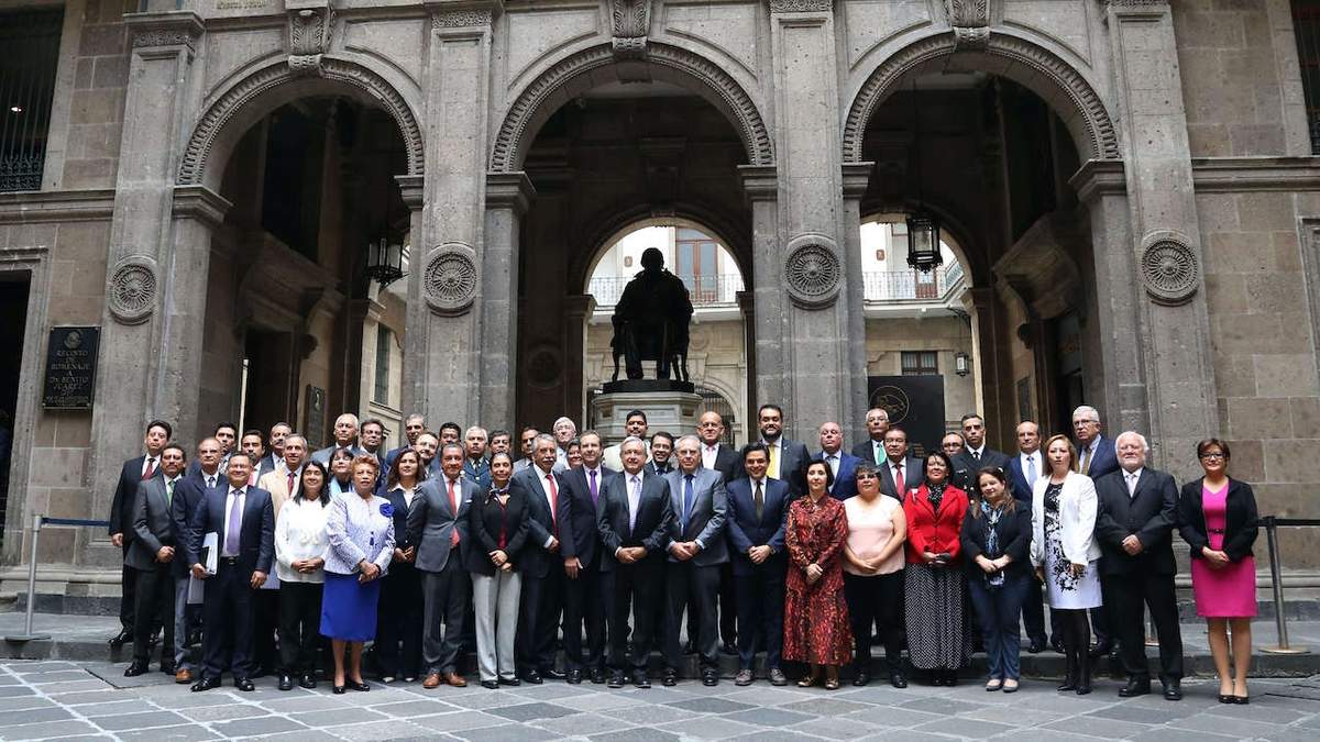 Reunión del Consejo de Salubridad General con el presidente López Obrador en 2019