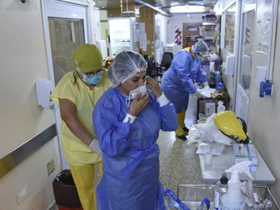 El 60% de las camas de terapia intensiva son ocupadas por pacientes con coronavirus
