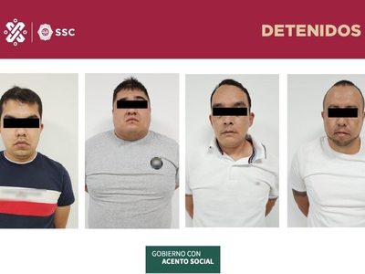 La SSC detiene en Coyoacán a banda dedicada al robo de casa habitación