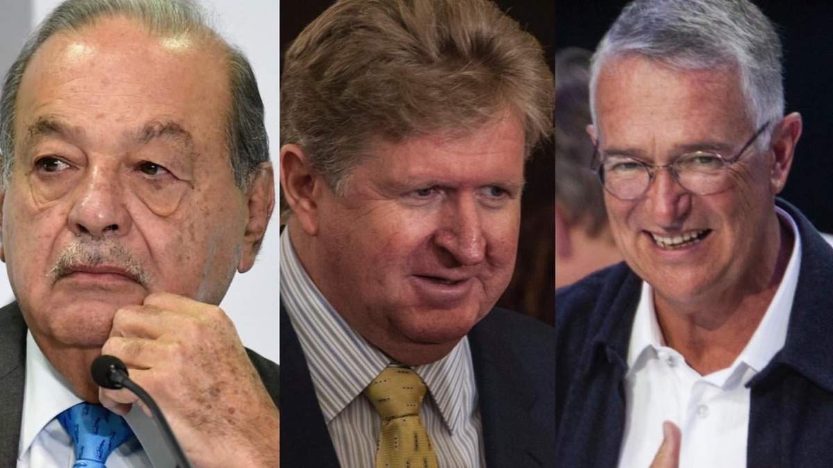 Slim, Larrea y Salinas Pliego. Multimillonarios mexicanos