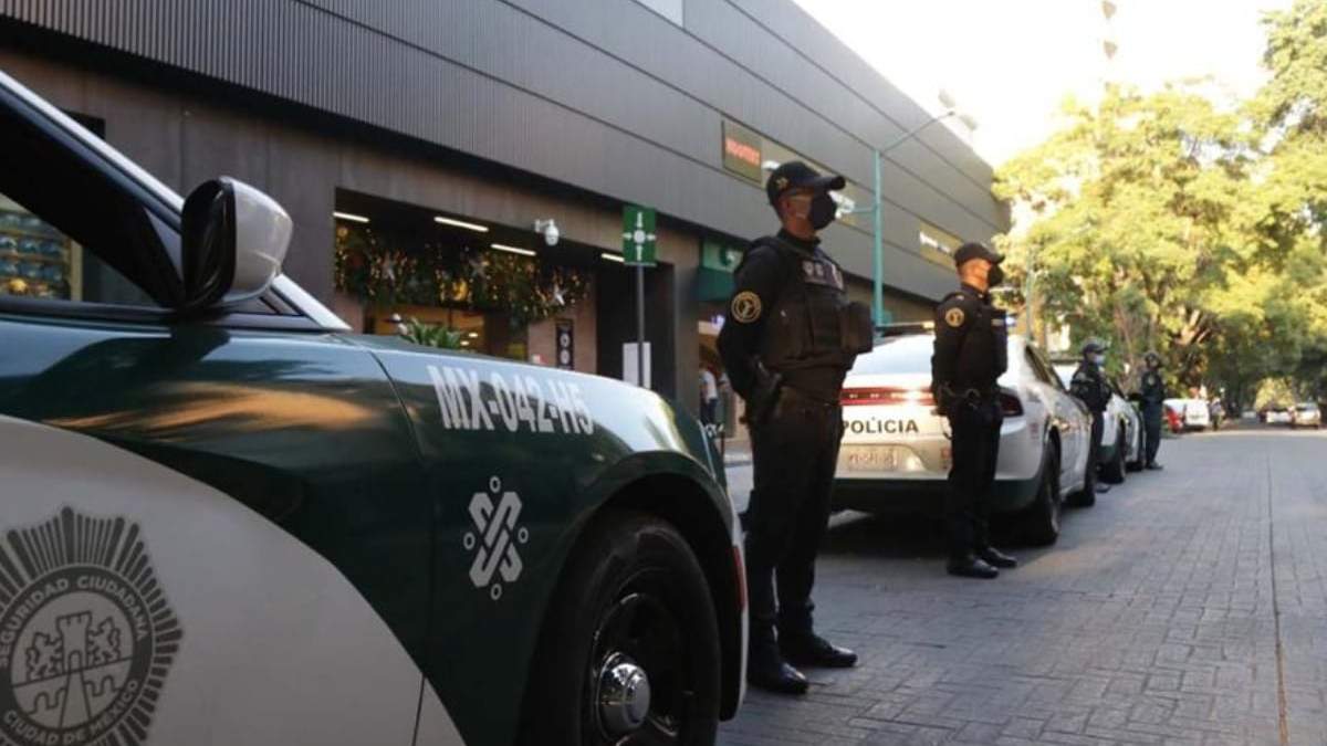 Operativo policial en la CDMX