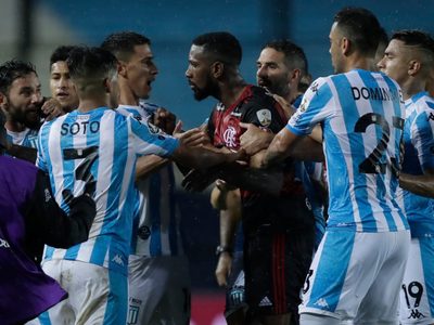 Racing vs. Flamengo: increíble gol anulado, pelea en el final y definición en el Maracaná
