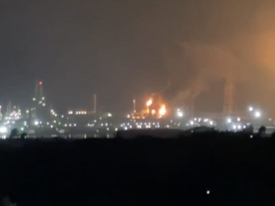 Explosión en refinería de Pemex en Salinas Cruz, Oaxaca; seis personas lesionadas (Video)