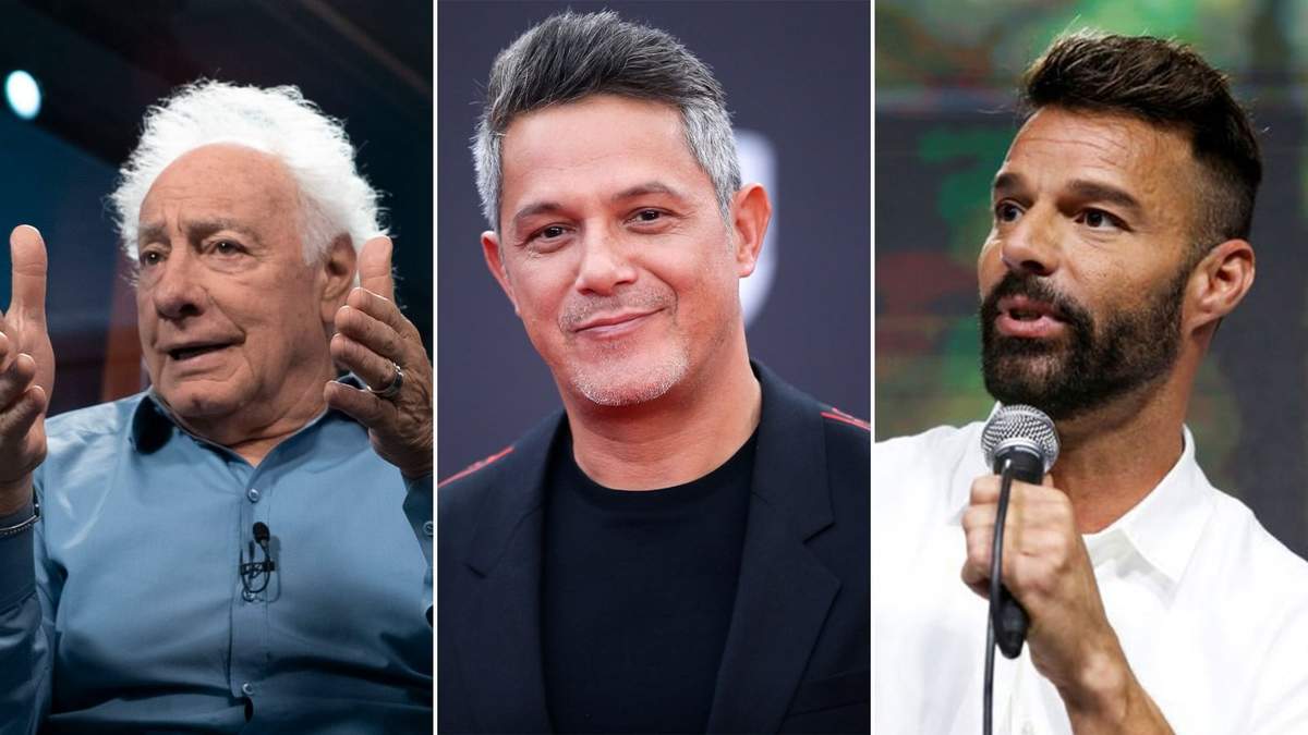 Guillermo Cóppola, Alejandro Sanz y Ricky Martin. Fuente: (Instagram).
