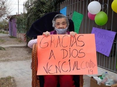 La emotiva historia de Ester, la rionegrina de 85 años que venció al coronavirus