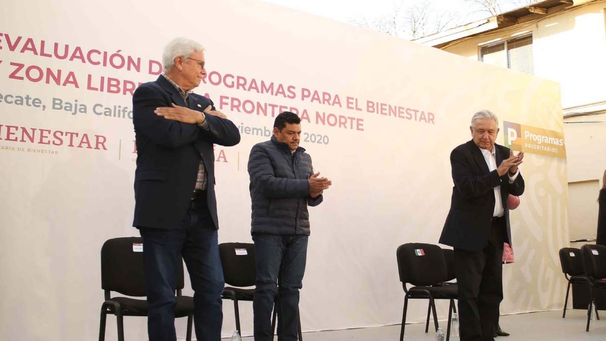 López Obrador visita Baja California, donde es recibido por Jaime Bonilla