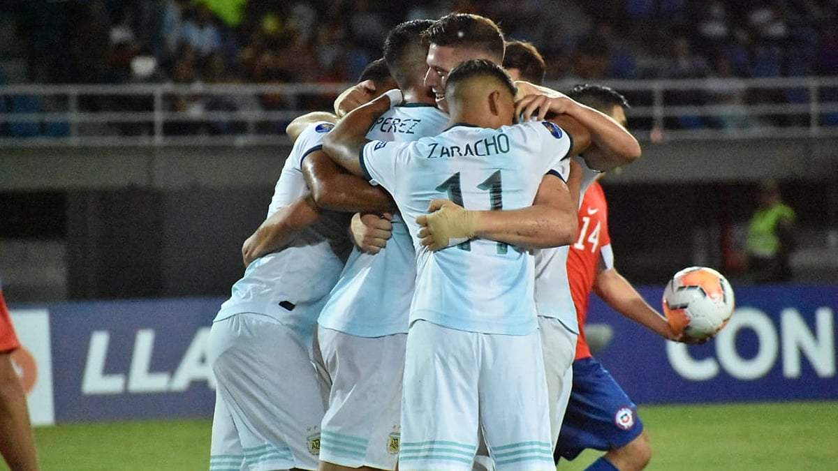 Argentina vs Chile. Fuente (Instagram)