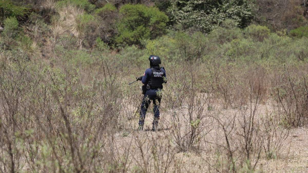Un elemento de Fuerza Civil en Chilchota, Michoacán