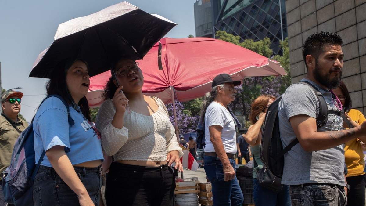 Este jueves continuó la ola de calor en la Ciudad de México