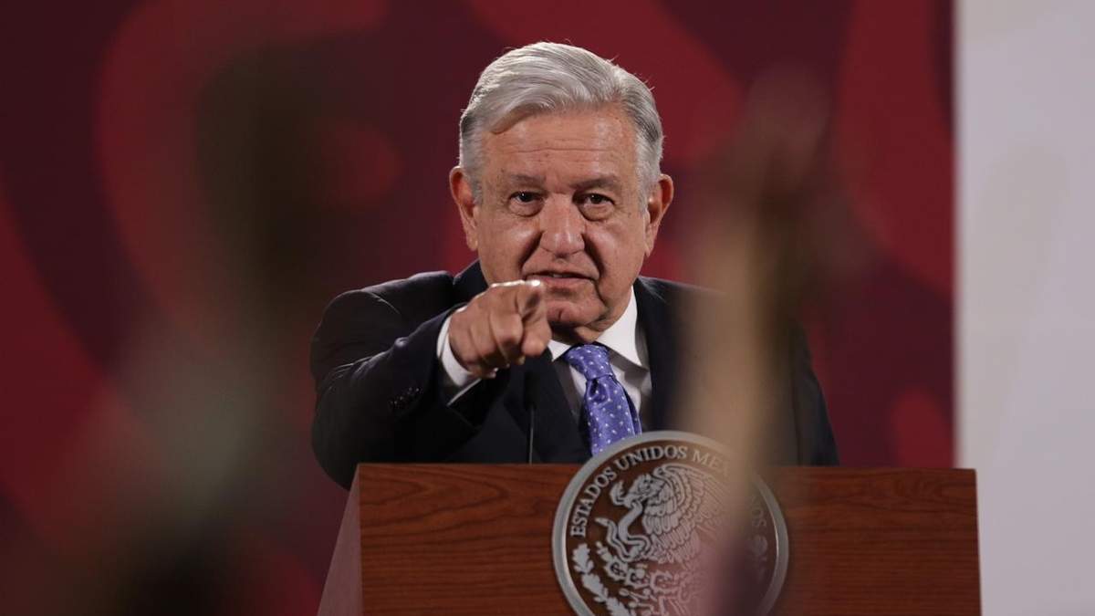 Durante la conferencia de este martes en Palacio Nacional
