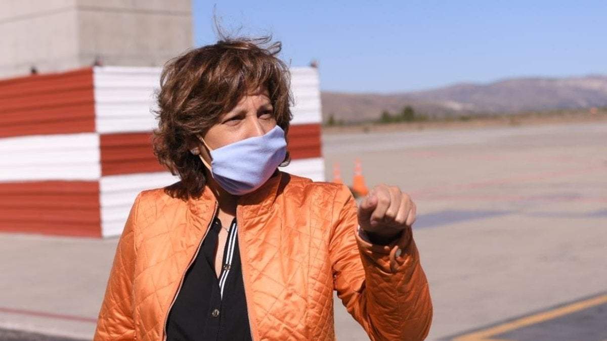 Arabela Carreras, gobernadora de Río Negro. Fuente: (Twitter)