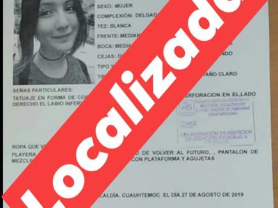 Encuentran con vida a estudiante de la prepa 9 reportada como desaparecida desde ayer