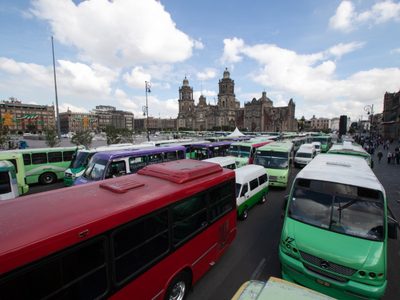 Transportistas colapsarán estas zonas de la CDMX el 2 de junio; Batres pide evitar bloqueos