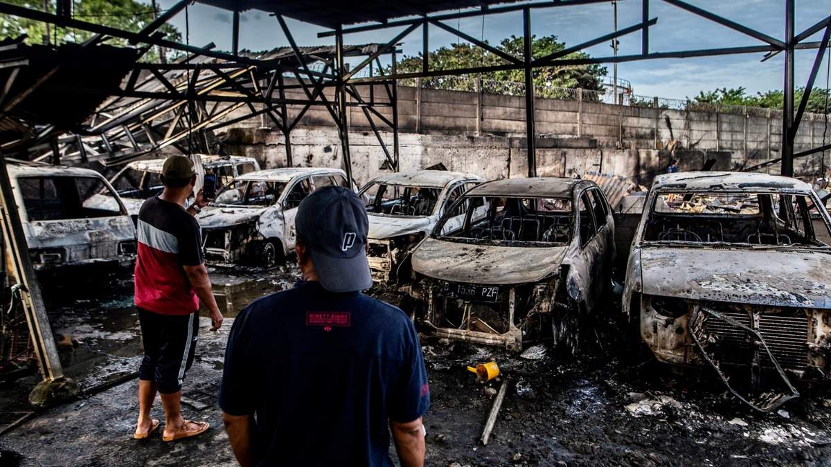 Incendio en Indonesia. Fuente: (Twitter)