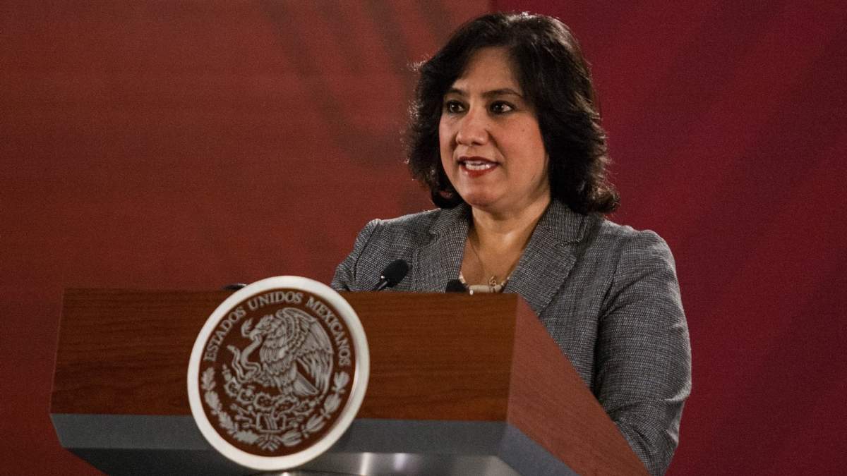 La secretaria (ministra) de la Función Pública de México, Irma Sandoval. Fuente: (Twitter)