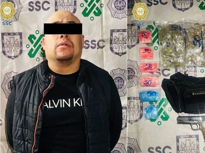 Cae “El Mazo”, líder de extorsionadores, luego de una persecución en el centro de la CDMX