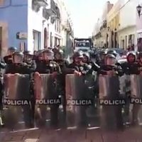 Conatos de enfrentamiento en el segundo día de huelga en el Ayuntamiento de Campeche