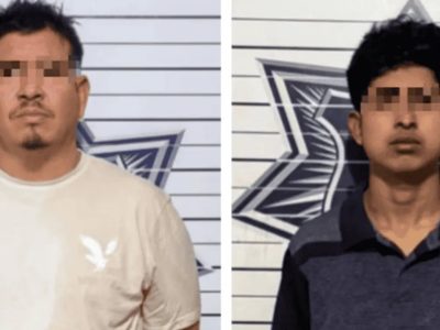 Capturan en Cancún a dos presuntos operadores del CJNG