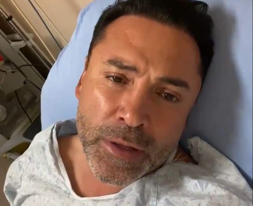 El boxeador Óscar de la Hoya