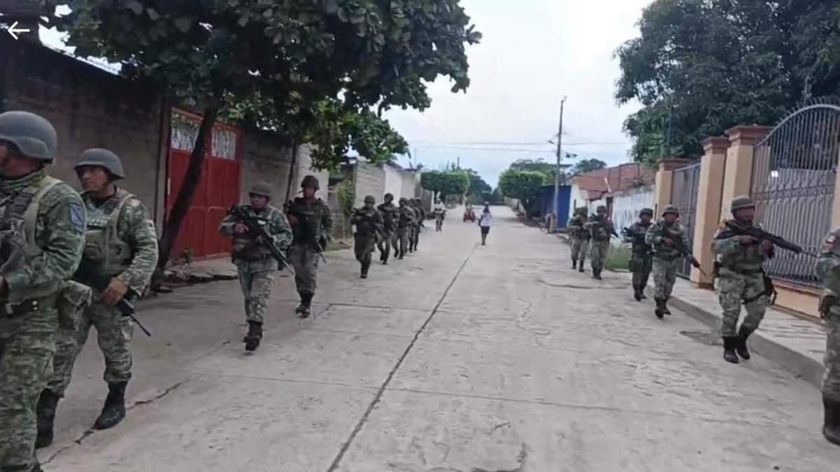 Vigilancia en la zona chiapaneca