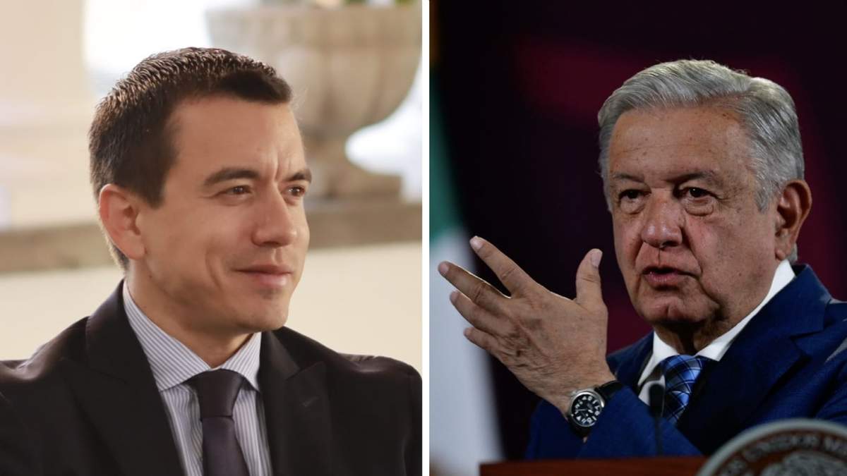Los presidentes de México y Ecuador