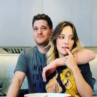 ¡Una visita inesperada! Luisana Lopilato y Michael Bublé fueron sorprendidos en vivo