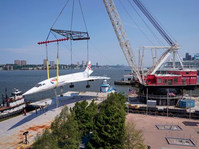 Trasladan al Concorde a Brooklyn para una restauración