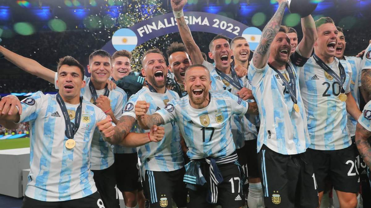 Argentina marcó el ritmo del partido ante la Azzurra.