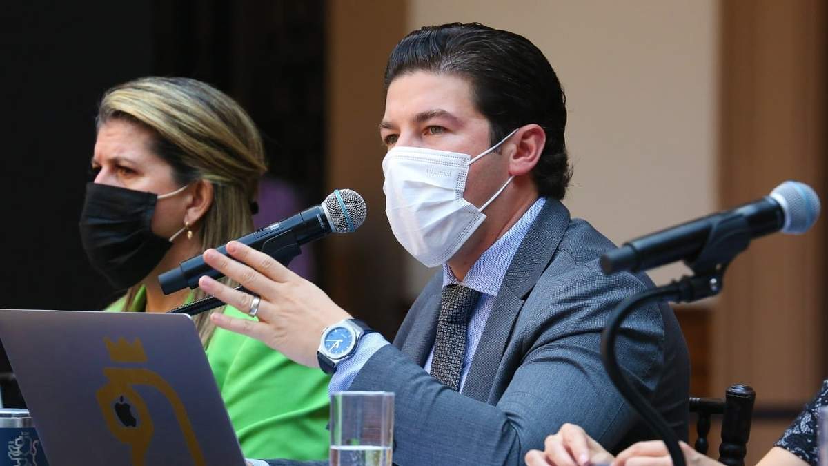 El gobernador de Nuevo León, Samuel García