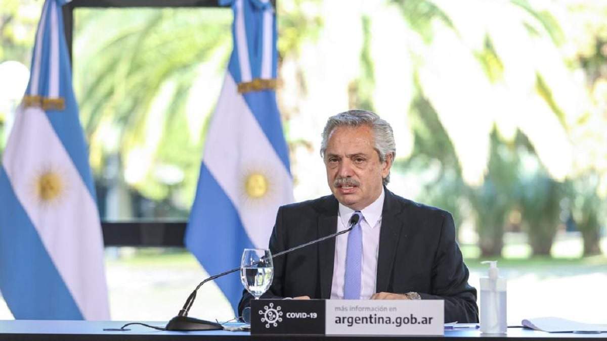 El presidente Alberto Fernández. Fuente: (Twitter).