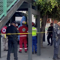 Hallan a una persona sin vida colgada de un puente en la Gustavo A. Madero (Video)