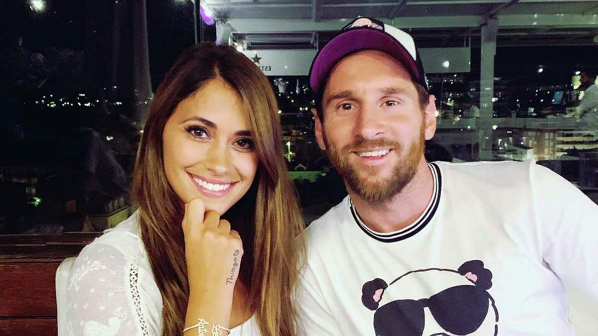 Antonela Roccuzzo y Lionel Messi. Fuente: (Instagram)