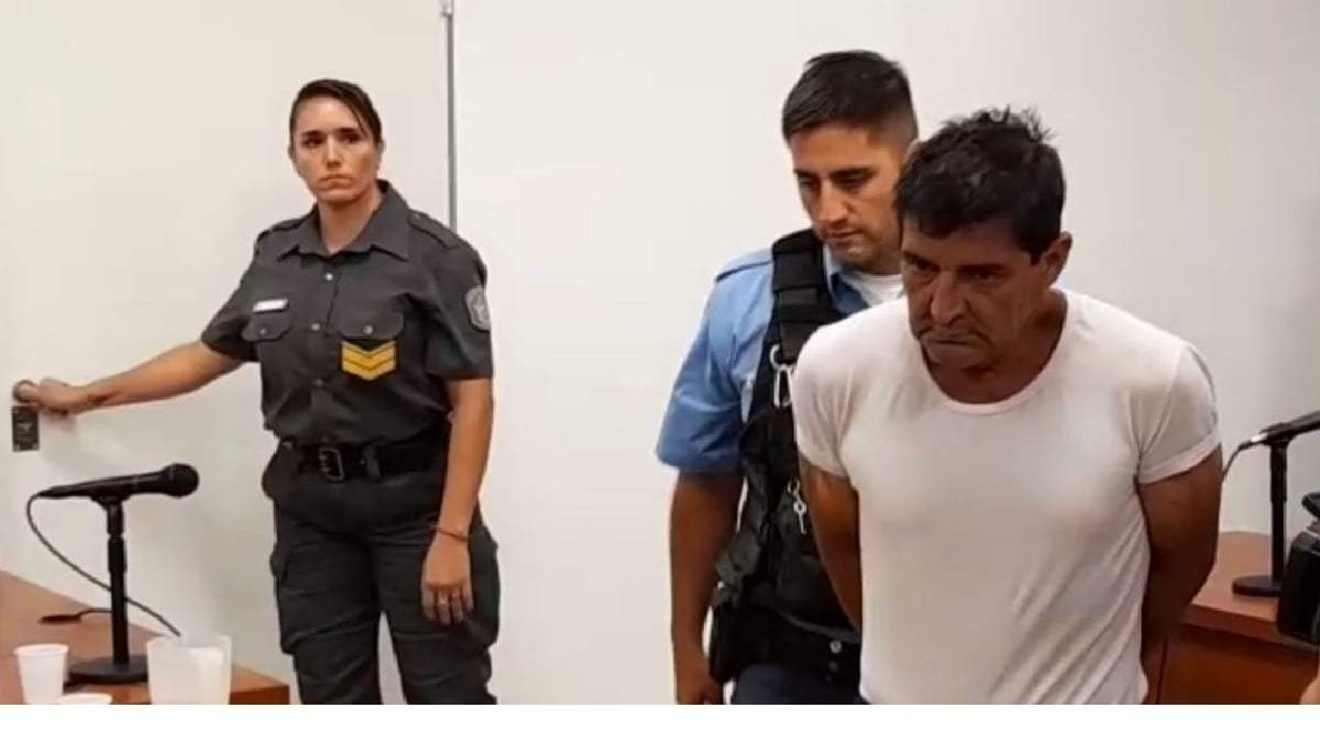 El doble femicida Jorge Lagos durante su primer juicio. Foto Archivo