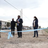 En la víspera del aniversario de la ciudad, Gaido inaugura obras