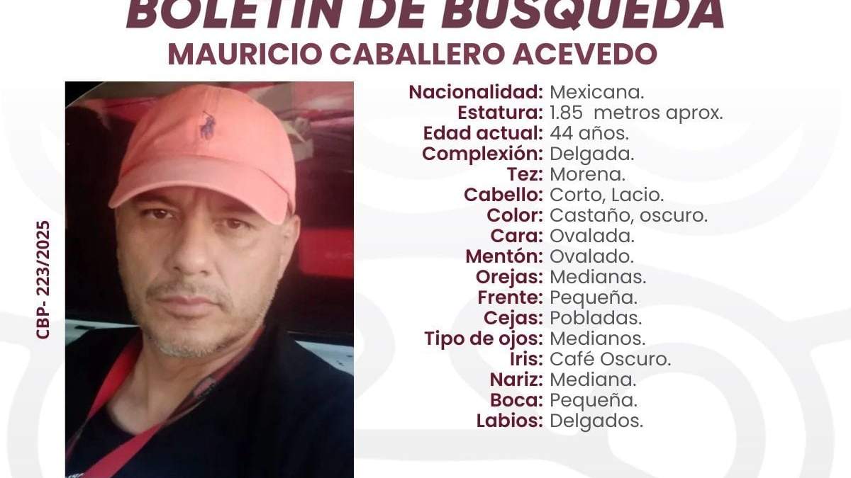 Mauricio Caballero, desaparecido