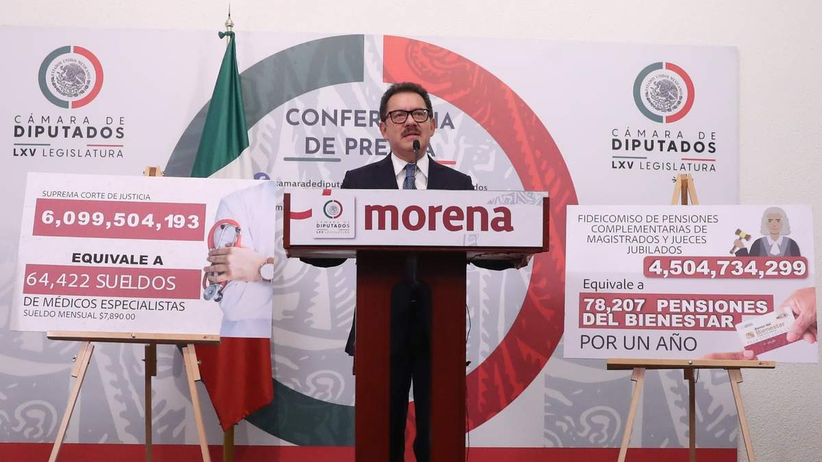 Ignacio Mier, en la conferencia de prensa