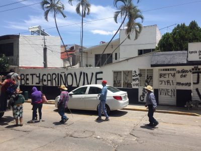 Integrantes de MAIZ toman la FGR en Huajuapan en protesta por asesinato de activistas