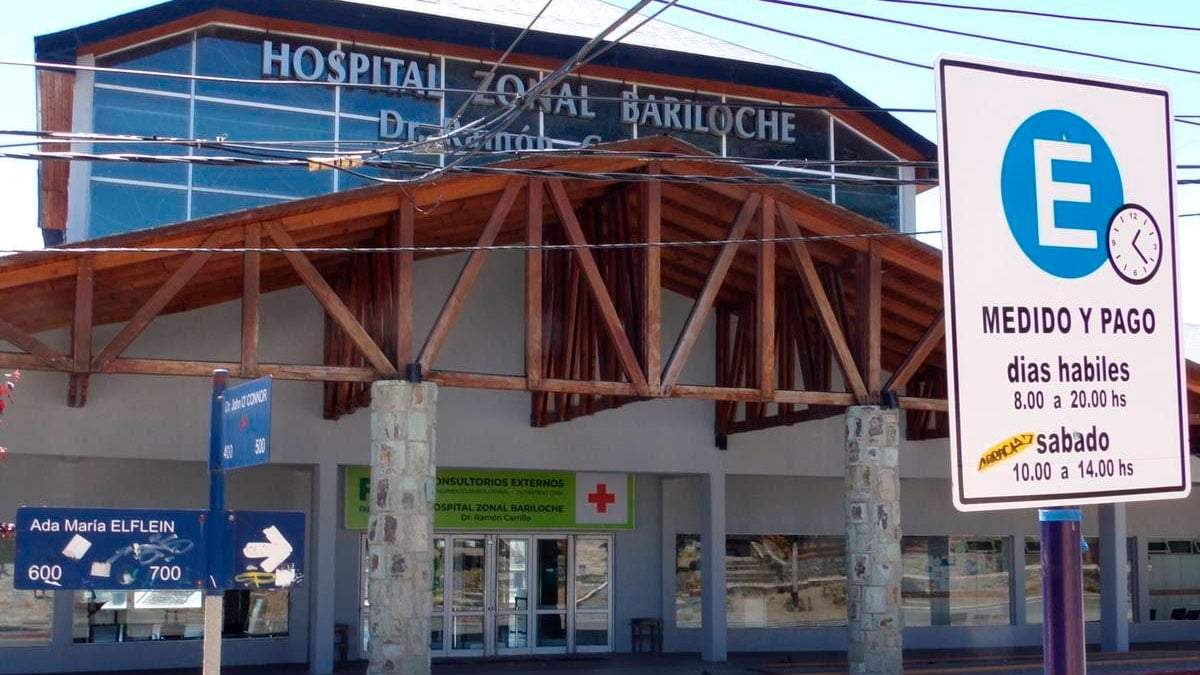 Hospital de Bariloche. Fuente: (Twitter)