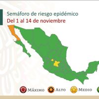 Así quedó el semáforo del 1 al 14 de noviembre: 29 estados en verde