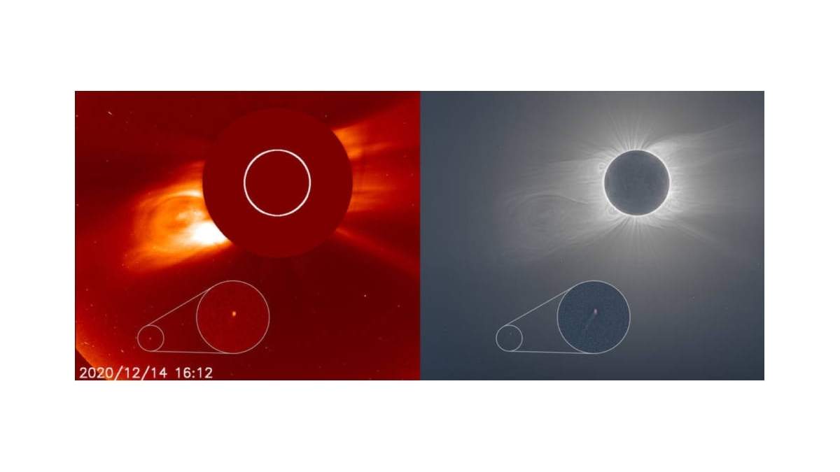 El cometa denominado C / 2020 X3 (SOHO)