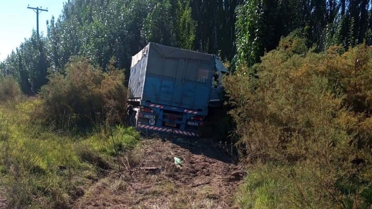 Accidente sobre ruta 22 en Río Negro. Fuente: (Twitter)