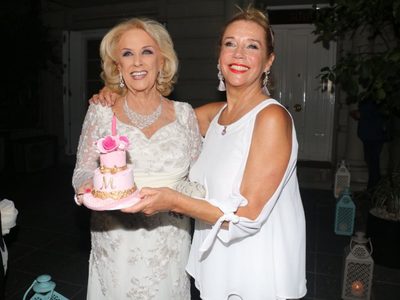 Marcela Tinayre y la contención a Mirtha en uno de sus peores momentos