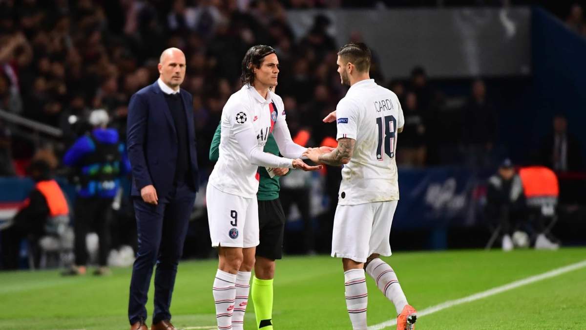 Cavani e Icardi. Fuente: (Twitter).